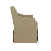 London - Upholstered Skirted Dining Arm Chair - R&R Furniture Gallery (Fountain Valley, CA)