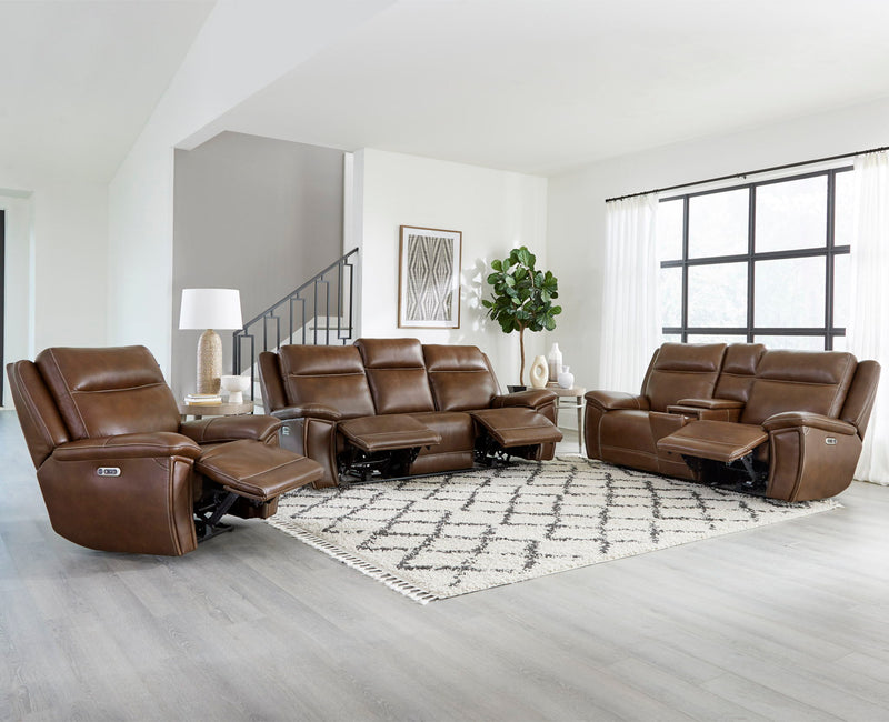 Jameson - Power Reclining Zero Gravity Sofa - Hickory