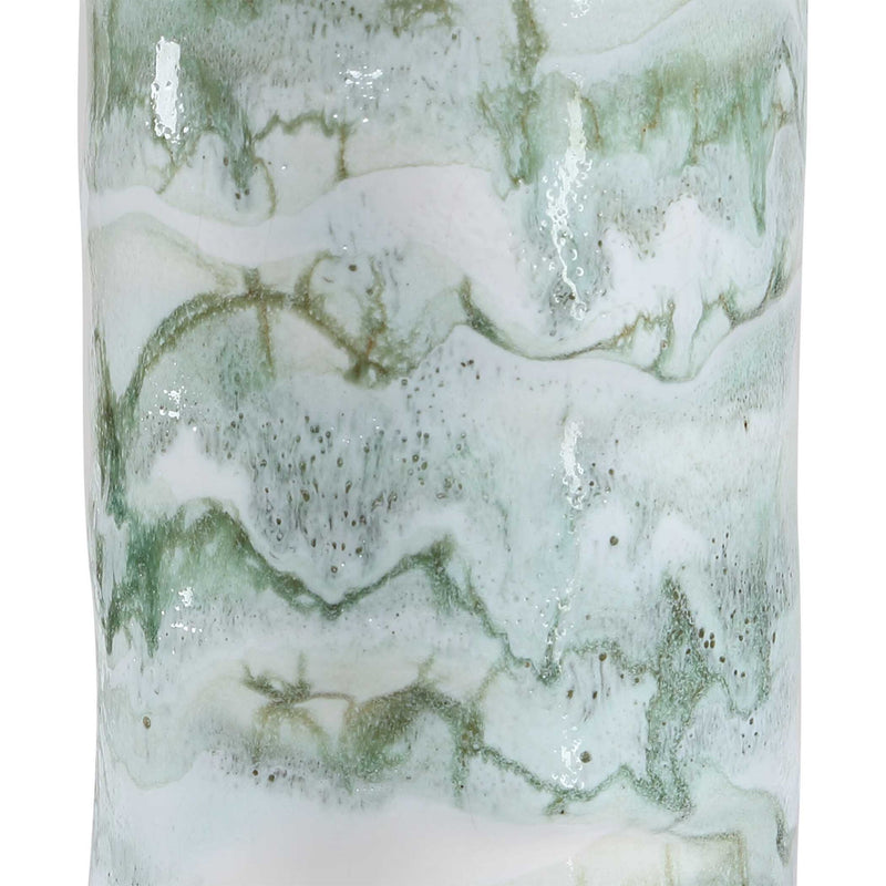 Jameis - Marbled Table Lamp - Green / White