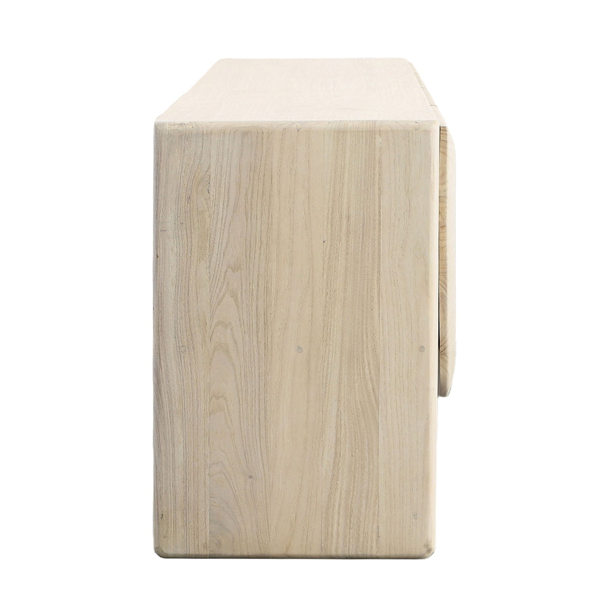 Alaia - Sideboard With Media Holes - Bleached Natural