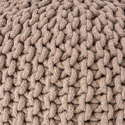 Moro - Knitted Round Pouf With Pumpkin Shape - R&R Furniture Gallery (Fountain Valley, CA)