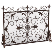 Darcie - Wrought Fireplace Screen, Ornate Design - R&R Furniture Gallery (Fountain Valley, CA)