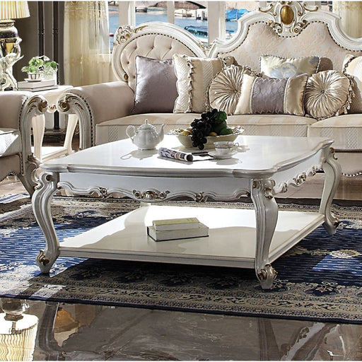 Picardy - Coffee Table - Antique Pearl - R&R Furniture Gallery (Fountain Valley, CA)