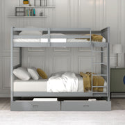 Bunk Bed With Ladders And 2 Storage Drawers - R&R Furniture Gallery (Fountain Valley, CA)