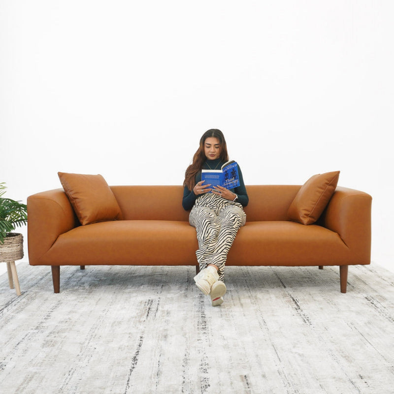 Elwood - Sofa - Cognac - R&R Furniture Gallery (Fountain Valley, CA)