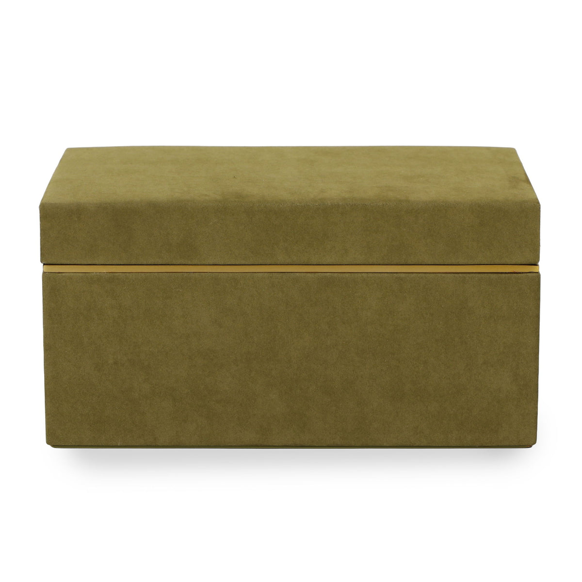 Pisa - Vegan Suede Contract-Grade Storage Box - Green - R&R Furniture Gallery (Fountain Valley, CA)