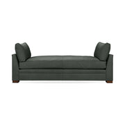 Classic Home Audrey daybed with a wooden frame and plush cushions, showcasing its elegant design and cozy seating.
