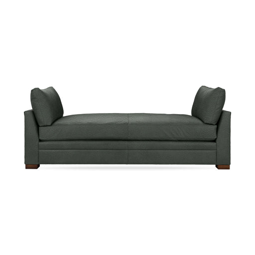 Classic Home Audrey daybed with a wooden frame and plush cushions, showcasing its elegant design and cozy seating.