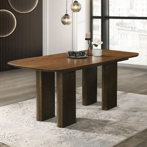 Delina - Dining Table - Walnut - R&R Furniture Gallery (Fountain Valley, CA)