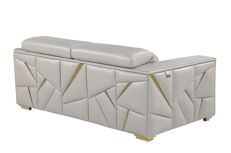 1120 - Leather Loveseat - R&R Furniture Gallery (Fountain Valley, CA)