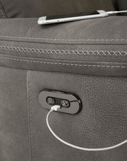 Next-Gen Durapella - Reclining Power Loveseat With Console - R&R Furniture Gallery (Fountain Valley, CA)