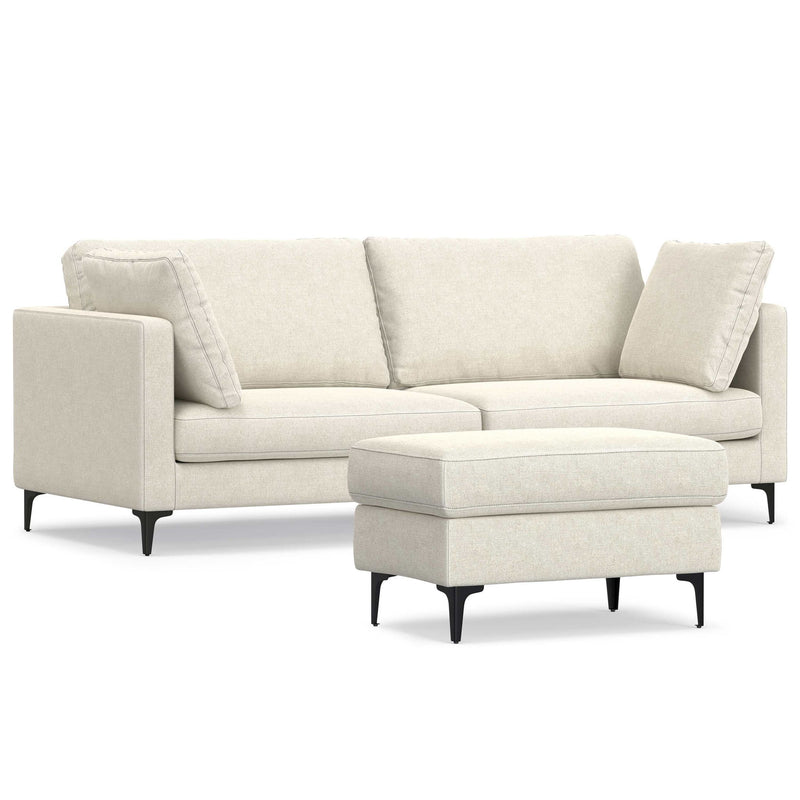 Ava - Mid Century Sofa With Ottoman Set - R&R Furniture Gallery (Fountain Valley, CA)