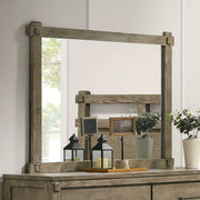 Colton - Mirror - Antique White Oak - R&R Furniture Gallery (Fountain Valley, CA)