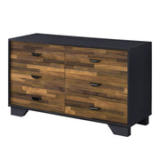 Eos - Dresser - Walnut & Black - R&R Furniture Gallery (Fountain Valley, CA)