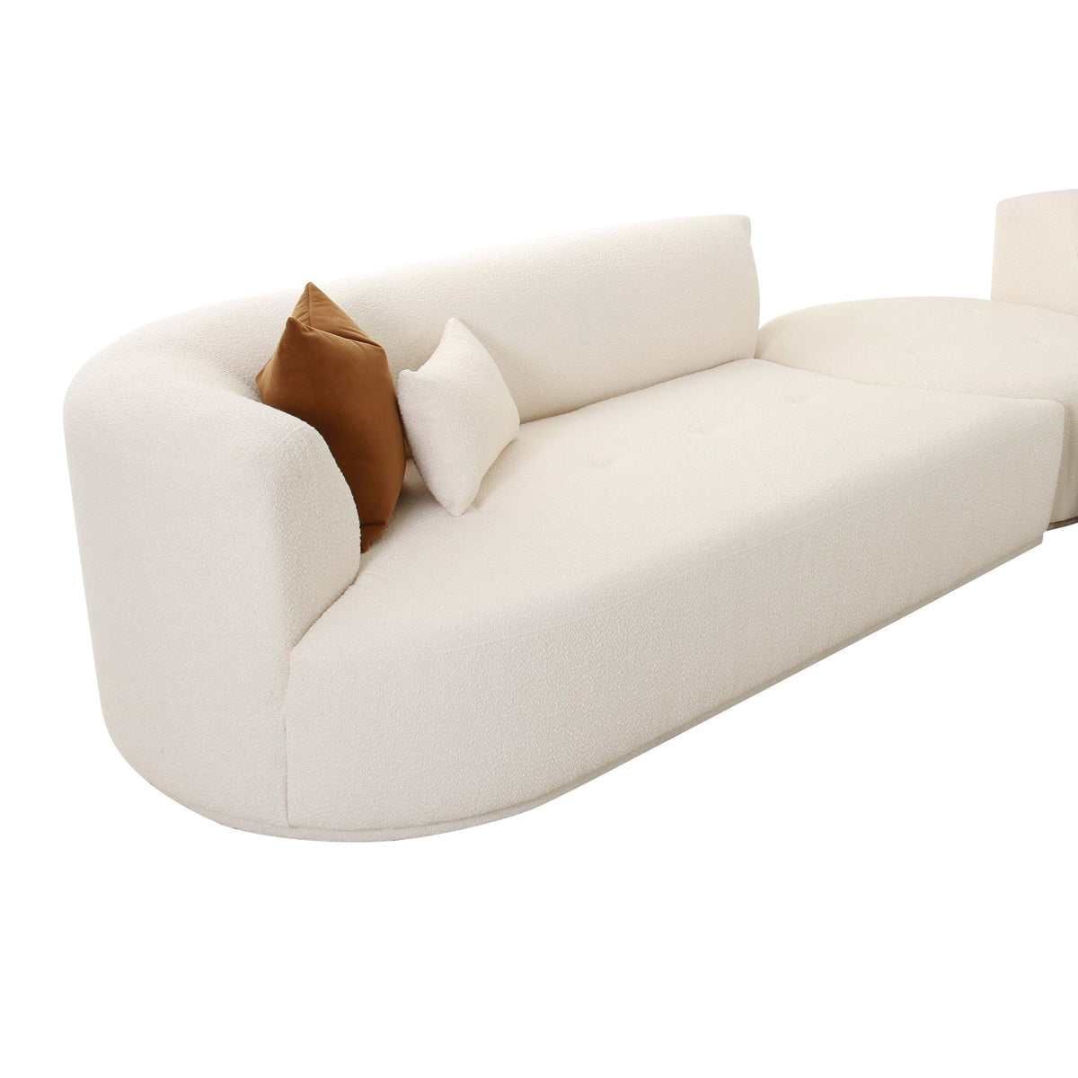 Fickle - Boucle Modular Sectional - R&R Furniture Gallery (Fountain Valley, CA)