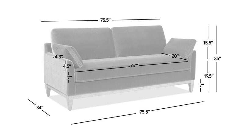 Pasadena - Modern Farmhouse Sofa - R&R Furniture Gallery (Fountain Valley, CA)