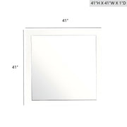 Burlington - Modern Design Transitional Wall Mirror - R&R Furniture Gallery (Fountain Valley, CA)