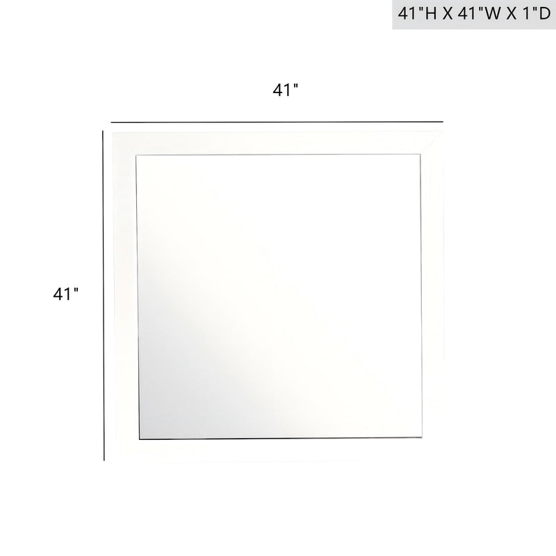 Burlington - Modern Design Transitional Wall Mirror - R&R Furniture Gallery (Fountain Valley, CA)