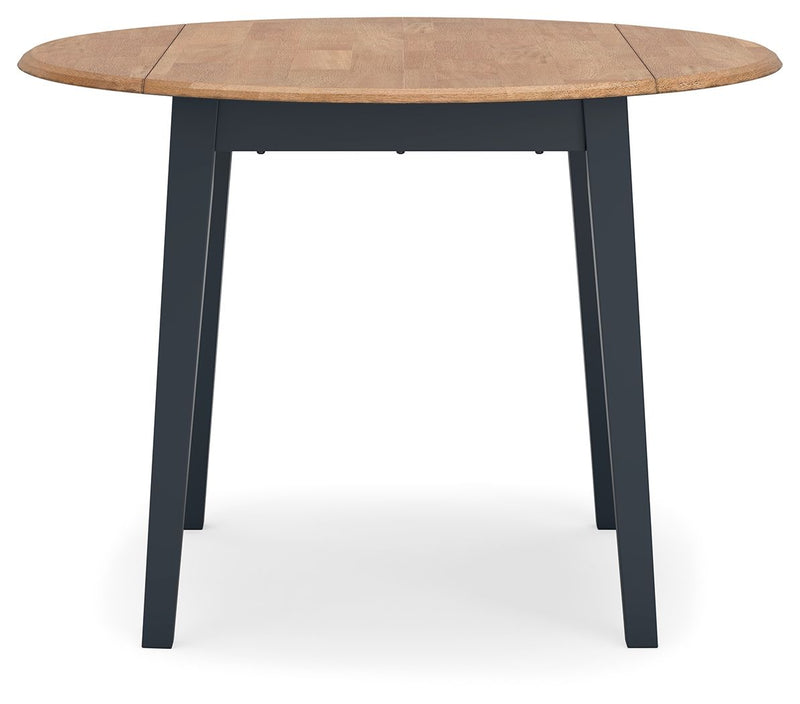 Gesthaven - Round Dining Room Drop Leaf Table - R&R Furniture Gallery (Fountain Valley, CA)