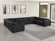 1224 - 10-Piece U-Shaped Sectional Sofa In With 4 Power Recliners & Power Headrests - R&R Furniture Gallery (Fountain Valley, CA)