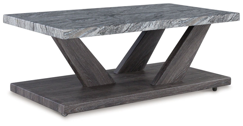 Bensonale - Occasional Table Set (Set of 3) - Brown / Gray - R&R Furniture Gallery (Fountain Valley, CA)