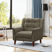 Luminaesque - Fabric Upholstered Armchair With Tufted Back - R&R Furniture Gallery (Fountain Valley, CA)