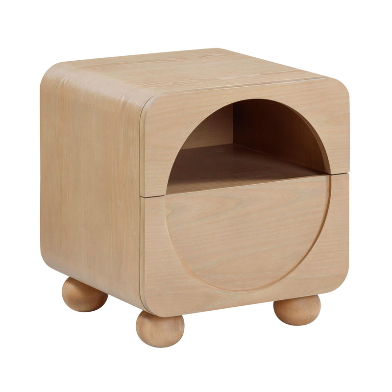 Moonrise - Ash Nightstand - Natural - R&R Furniture Gallery (Fountain Valley, CA)