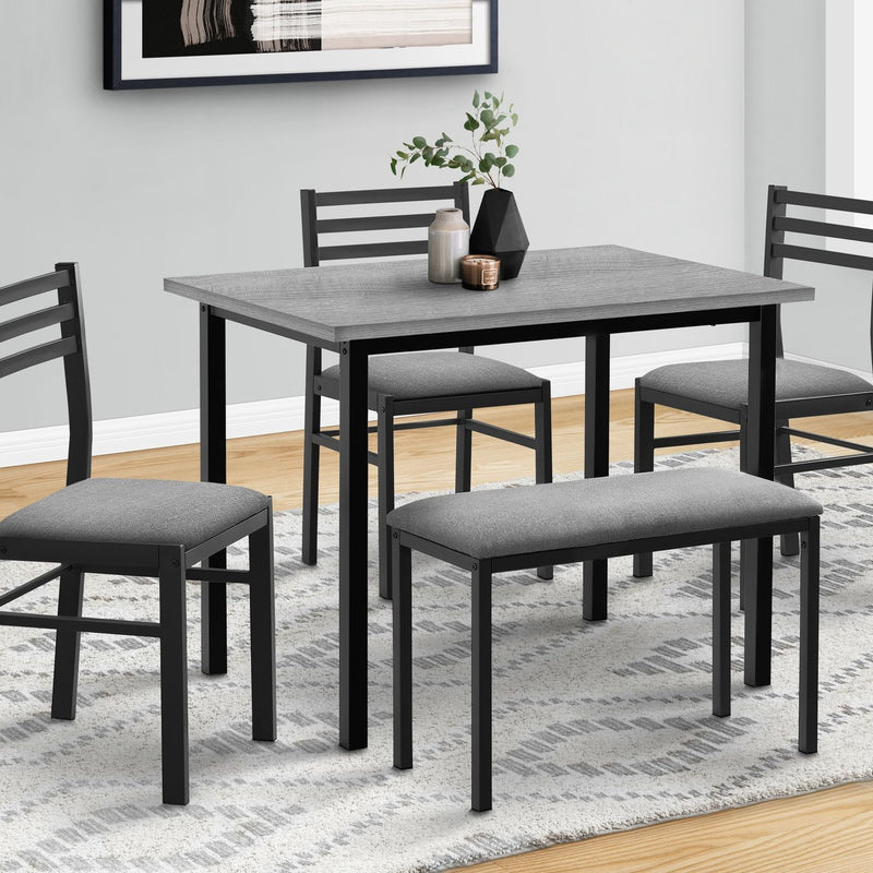 Dining Set, 5 Pieces Set, Rectangular, Small, Contemporary & Modern - R&R Furniture Gallery (Fountain Valley, CA)