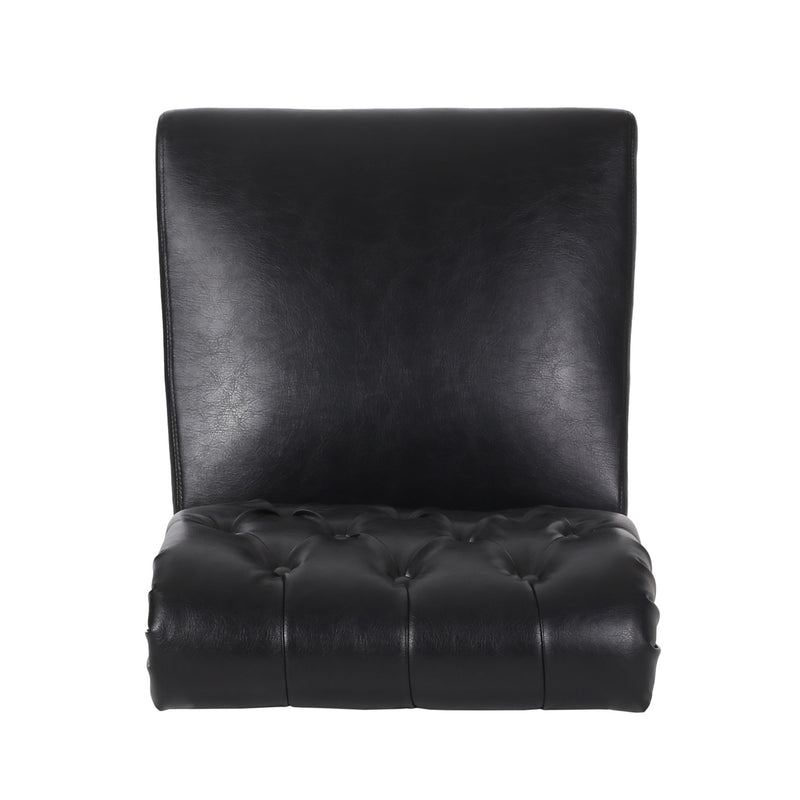 Broxton - Tuft Dining Rolltop Chairs With Button Tufted Backrest (Set of 2) - R&R Furniture Gallery (Fountain Valley, CA)