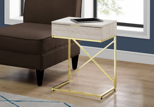 Accent Side Table, Storage Drawer, Spacious Tabletop, Contemporary & Modern - R&R Furniture Gallery (Fountain Valley, CA)
