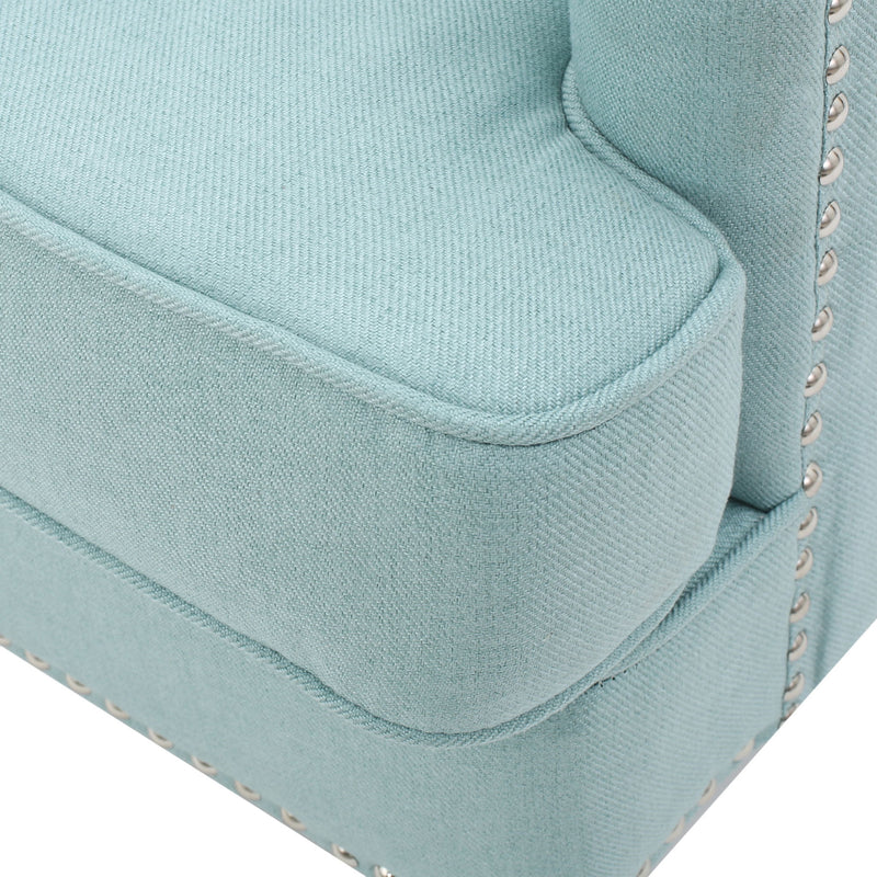 Harrison - Tufted Club Chair With Button Tufted Back And Birch Wood Legs - R&R Furniture Gallery (Fountain Valley, CA)