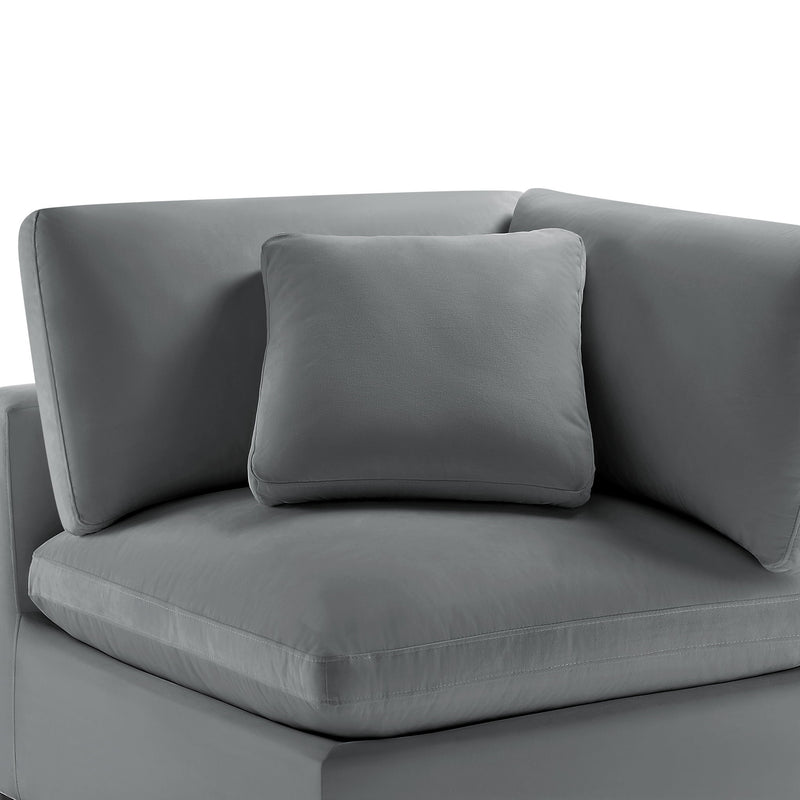 Caylie - Modular 5 Piece Sectional - Charcoal - R&R Furniture Gallery (Fountain Valley, CA)