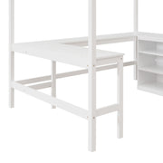 Loft Bed With Shelves With Desk - R&R Furniture Gallery (Fountain Valley, CA)