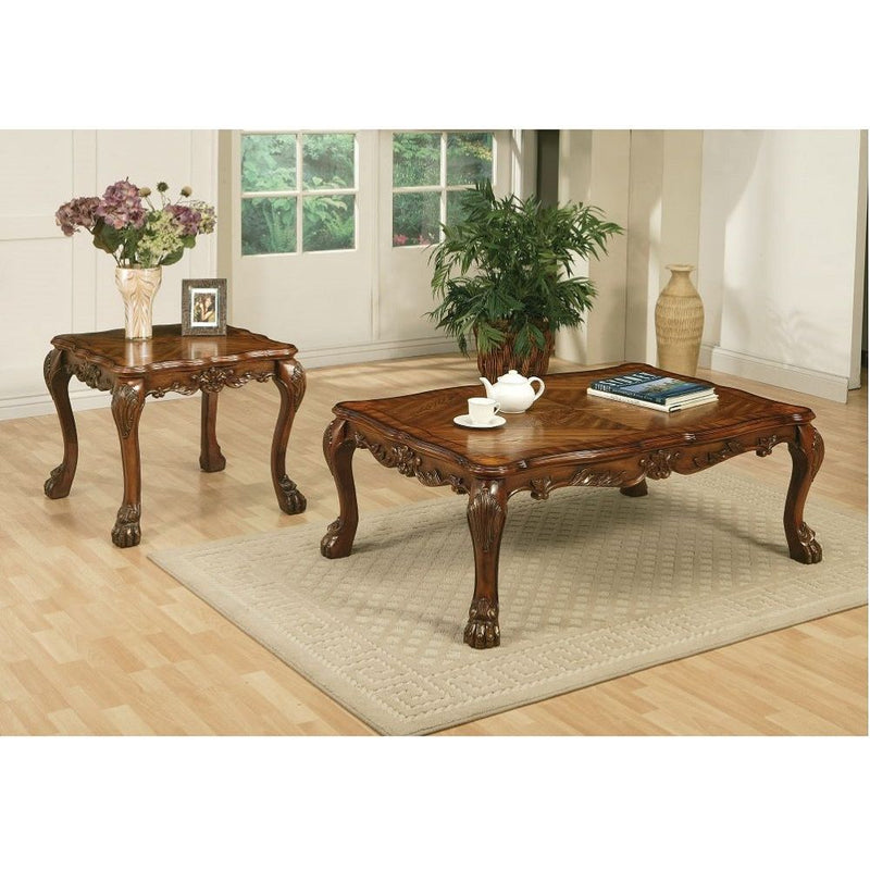 Dresden - 20" Coffee Table - Cherry Oak - R&R Furniture Gallery (Fountain Valley, CA)