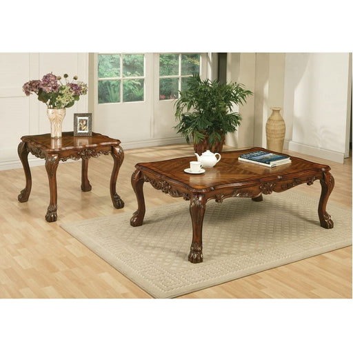 Dresden - 20" Coffee Table - Cherry Oak - R&R Furniture Gallery (Fountain Valley, CA)