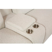 Dayana - Power Motion Sectional Sofa - Beige Boucle - R&R Furniture Gallery (Fountain Valley, CA)