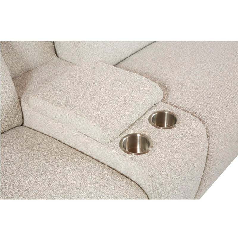Dayana - Power Motion Sectional Sofa - Beige Boucle - R&R Furniture Gallery (Fountain Valley, CA)