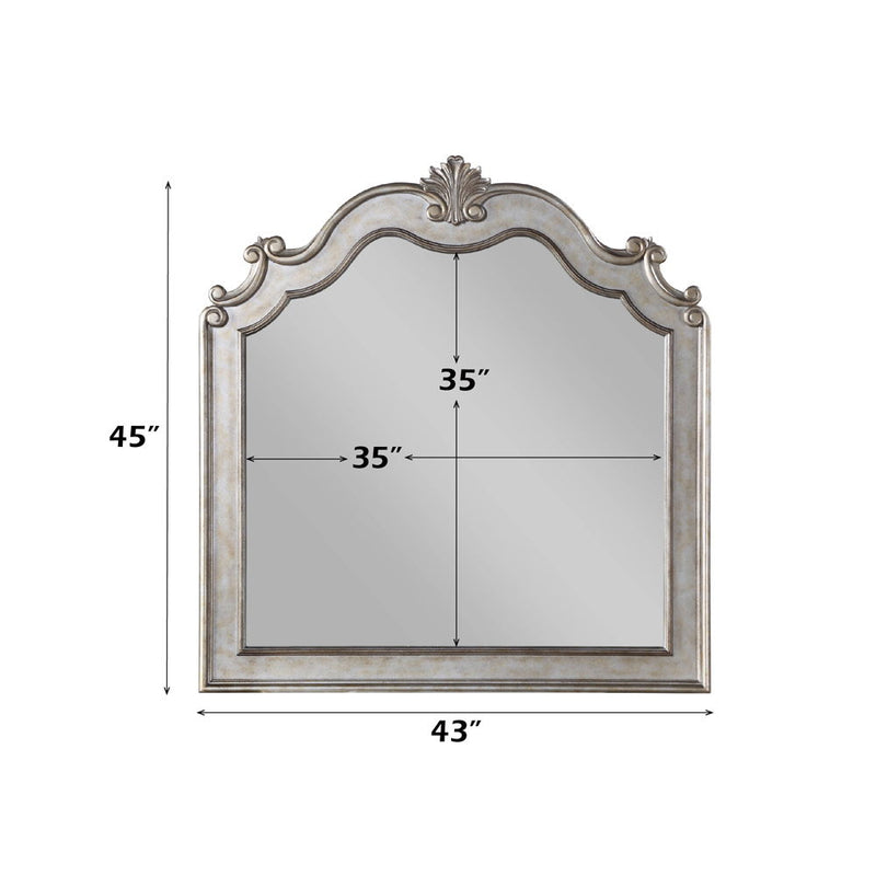 Esteban - Mirror - Antique Champagne - R&R Furniture Gallery (Fountain Valley, CA)