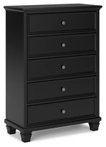 Lanolee - Five Drawer Chest - Black - R&R Furniture Gallery (Fountain Valley, CA)