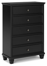 Lanolee - Five Drawer Chest - Black - R&R Furniture Gallery (Fountain Valley, CA)