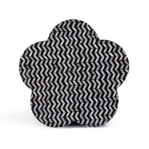 Mother Of Pearl Shell Side Table - Truffle