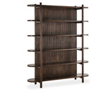 Redford - Tall Bookcase - Bark Brown - R&R Furniture Gallery (Fountain Valley, CA)