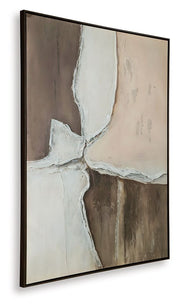 Junward - Wall Art - Brown / Tan / White - R&R Furniture Gallery (Fountain Valley, CA)