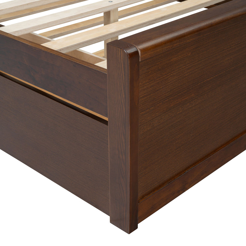 Headboard Bed With 2 Drawers And Trundle - R&R Furniture Gallery (Fountain Valley, CA)