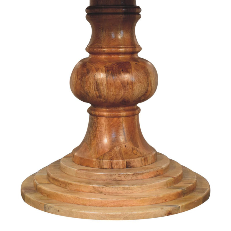 Round Turned Dining Table - Oak - R&R Furniture Gallery (Fountain Valley, CA)