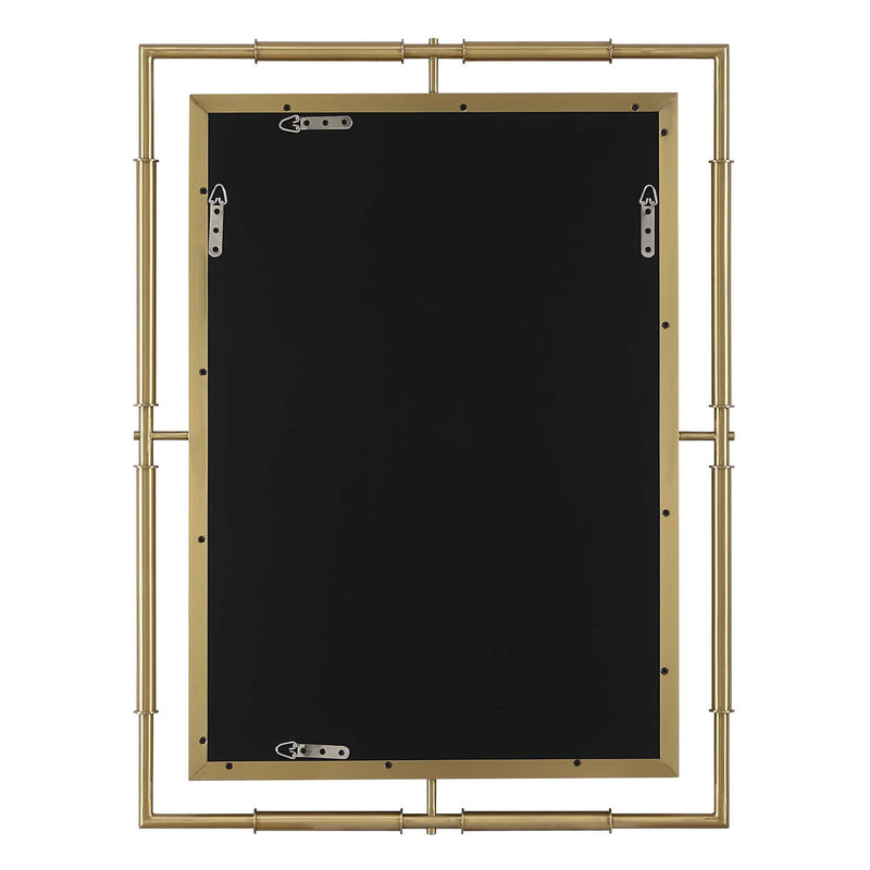 It's All Connected - Rectangle Brass Mirror