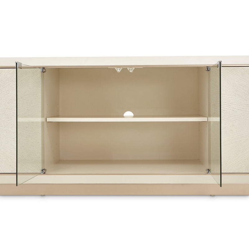 La Rachelle - Media Cabinet - Champagne - R&R Furniture Gallery (Fountain Valley, CA)