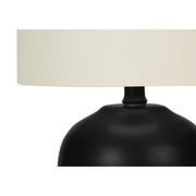 Lighting, Table Lamp, Transitional - Black / Cream - R&R Furniture Gallery (Fountain Valley, CA)