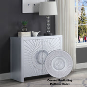 Cicero - Console Cabinet - Platinum - R&R Furniture Gallery (Fountain Valley, CA)
