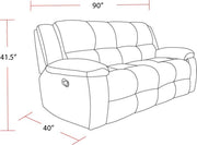 Buster - Manual Glider Reclining Sofa Set - R&R Furniture Gallery (Fountain Valley, CA)